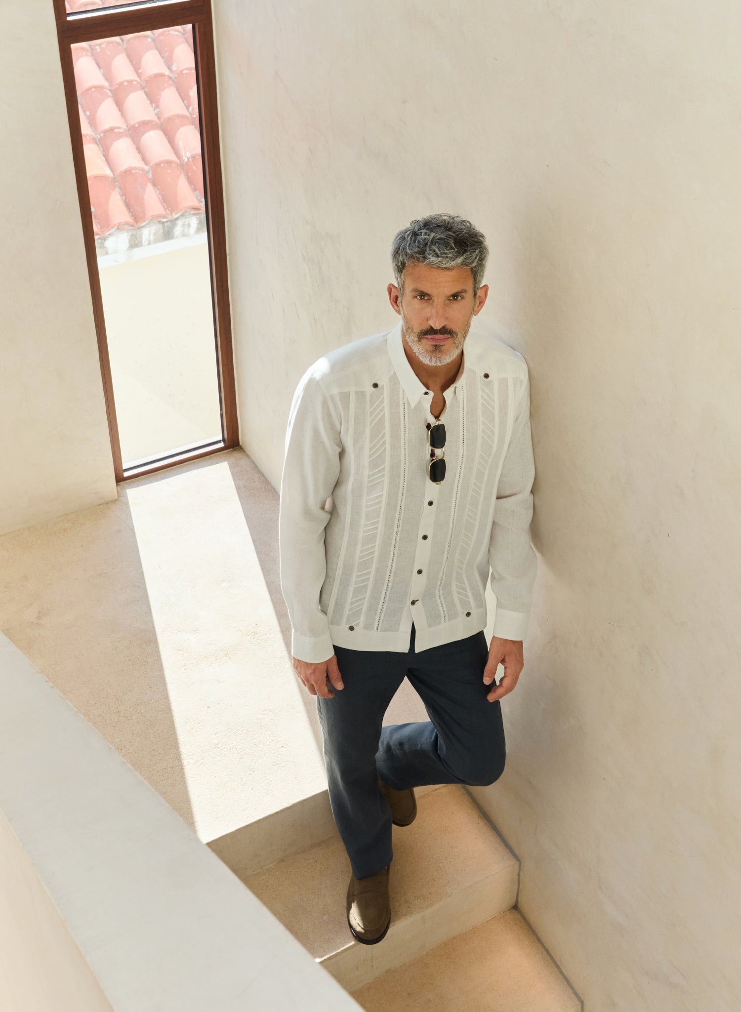 Guayabera manga larga 100% Lino Radulf