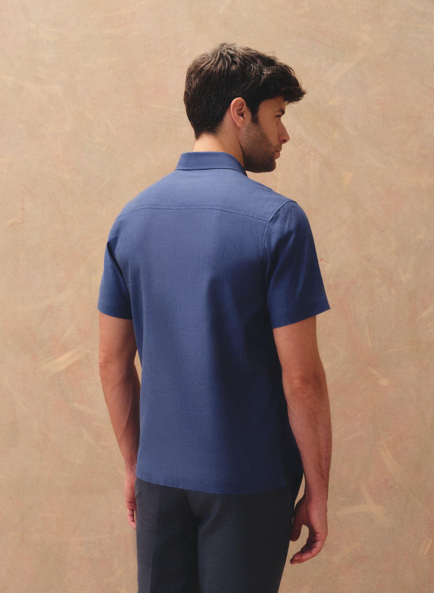 Guayabera manga corta 100% Lino Declan