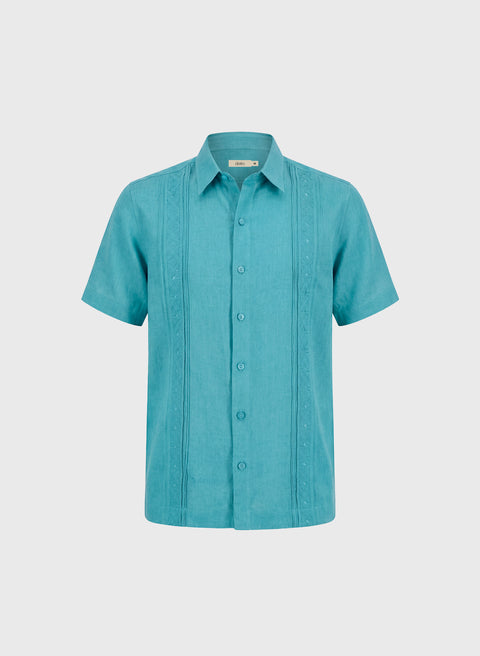 Guayabera manga corta 100% Lino Brittol