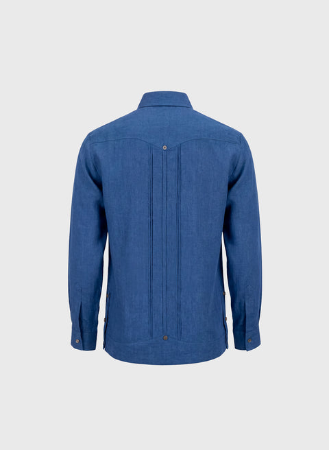 Guayabera manga larga 100% Lino Andro