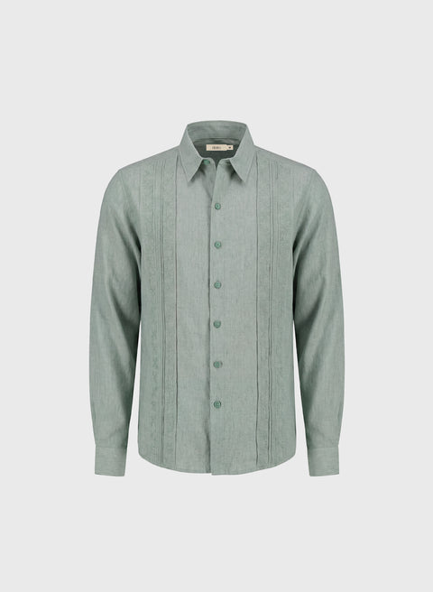 Guayabera manga larga 100% Lino Garejo SF