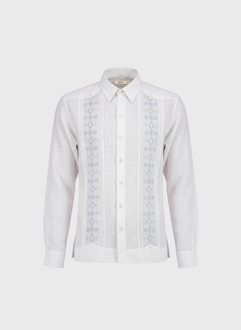 Guayabera manga larga 100% Lino Teran
