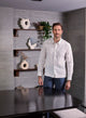 Guayabera Manga Larga 100% Lino Montalvo