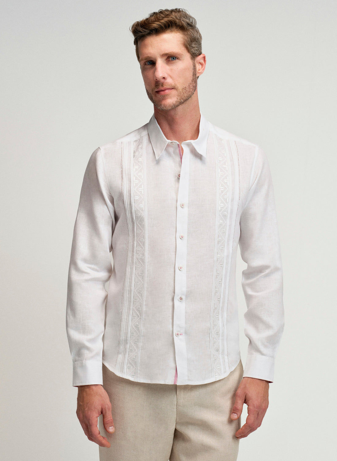 Guayabera Lino Algodón Holguin