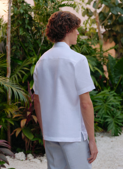 Guayabera manga corta Lino Algodón Kaleb