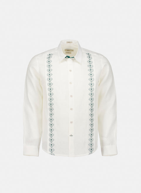 Guayabera manga larga 100% Lino Kamil SF