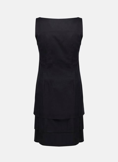 Vestido midi 100% lino Kent