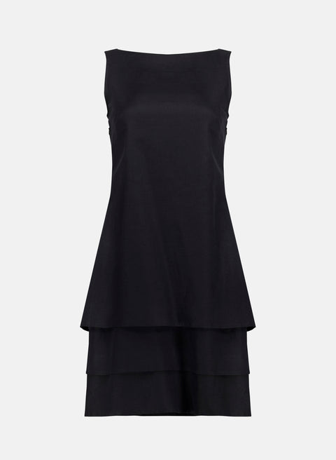 Vestido midi 100% lino Kent
