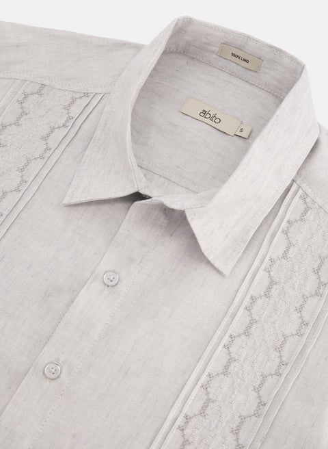 Guayabera manga larga 100% Lino Klem