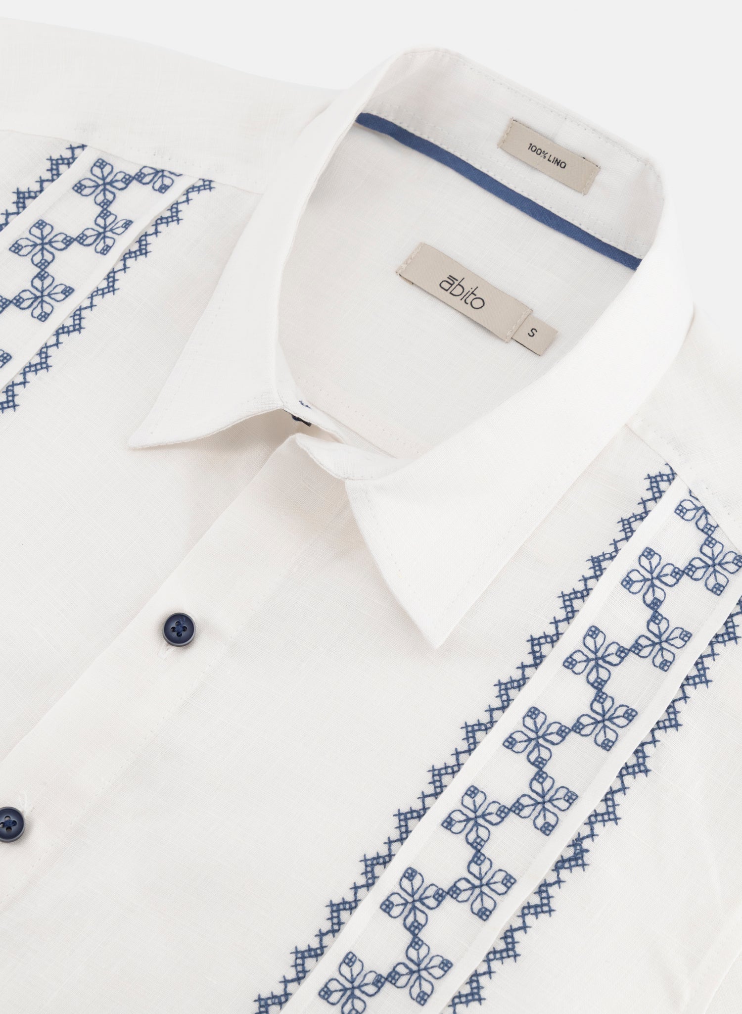 Guayabera manga corta Lino Algodón Latasa