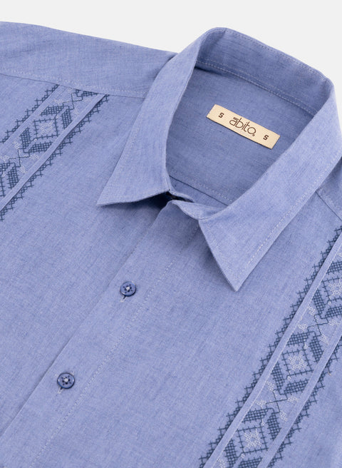 Guayabera manga larga Lino Algodón Lorenz