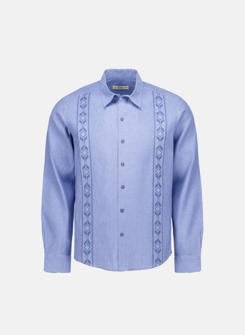 Guayabera manga larga Lino Algodón Lorenz