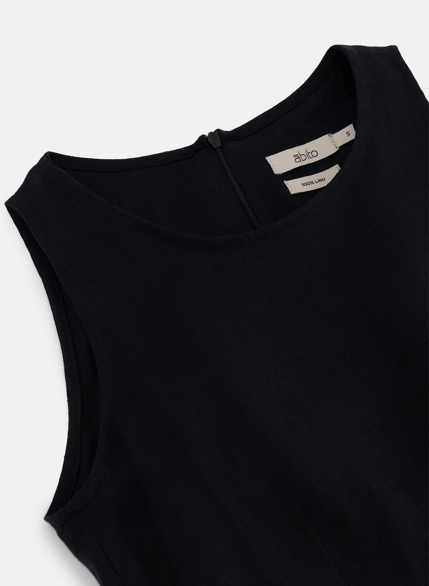 Vestido largo en 100% Lino Menguante