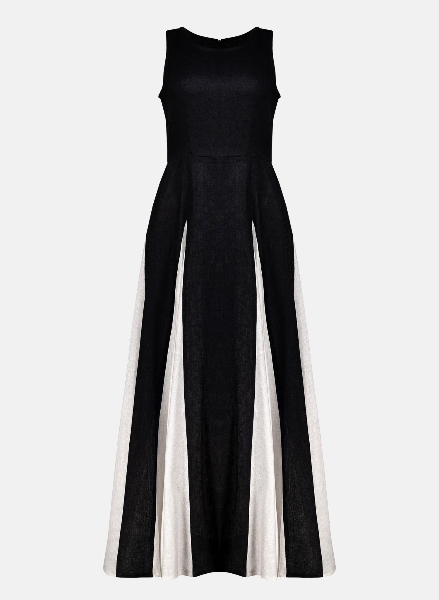 Vestido largo en 100% Lino Menguante