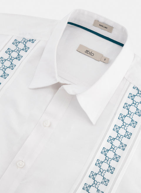 Guayabera manga corta 100% Lino Milton