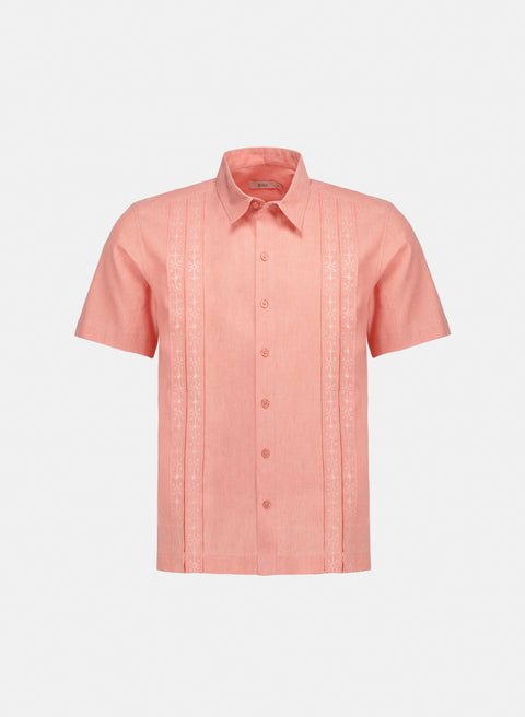 Guayabera manga corta Lino Algodón Osmar