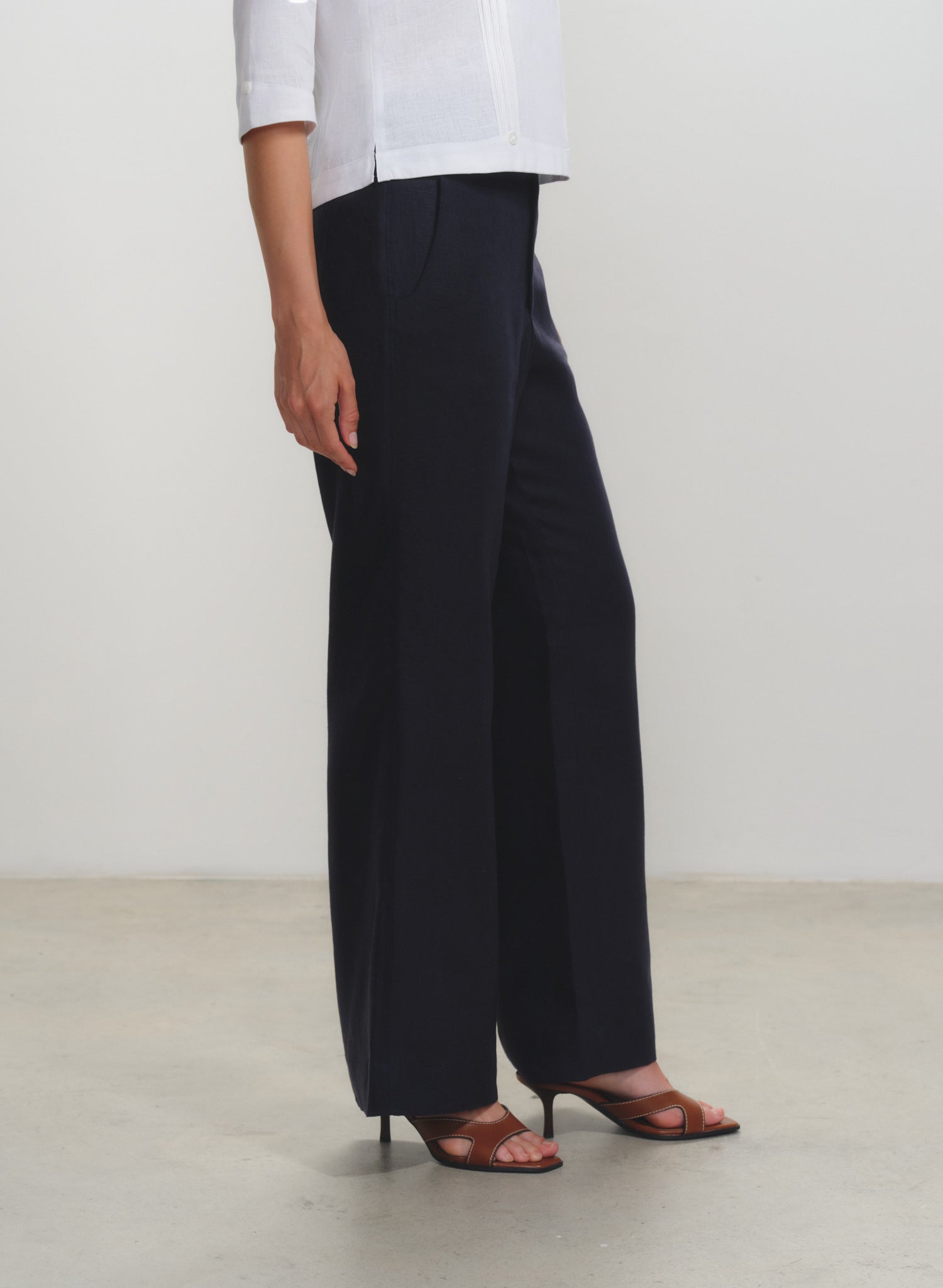 Pantalón Largo 100% Lino Californian