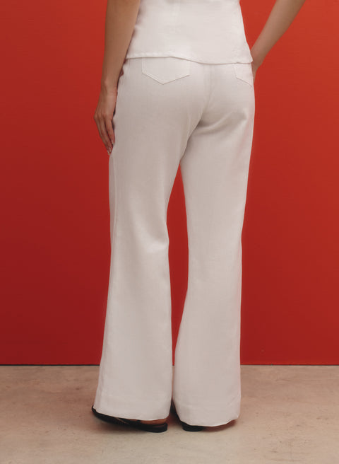 Pantalón Largo 100% Lino Californian