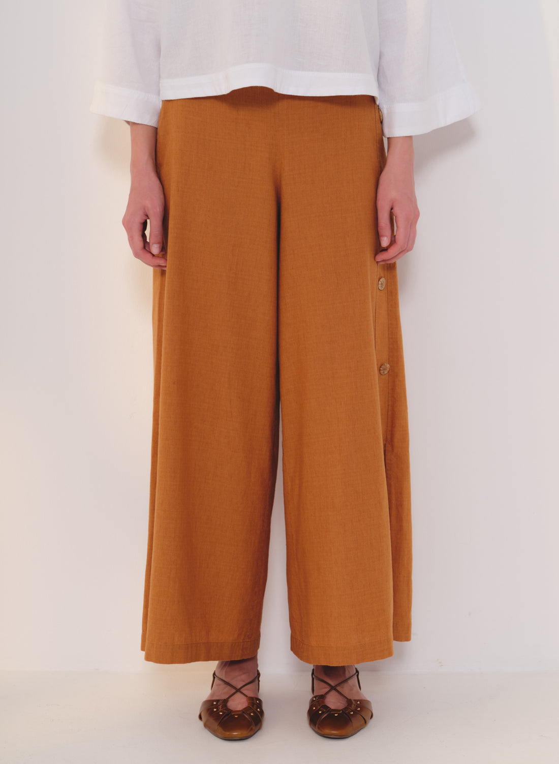 Pantalón a la cintura Lino Algodón Sirte