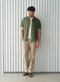 Pantalón 100% Lino Slim Chino Semolina