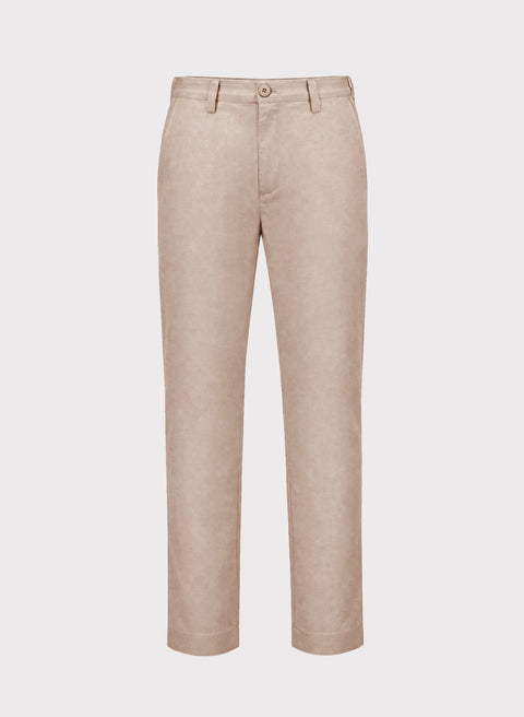 Pantalón 100% Lino Slim Fit Natural