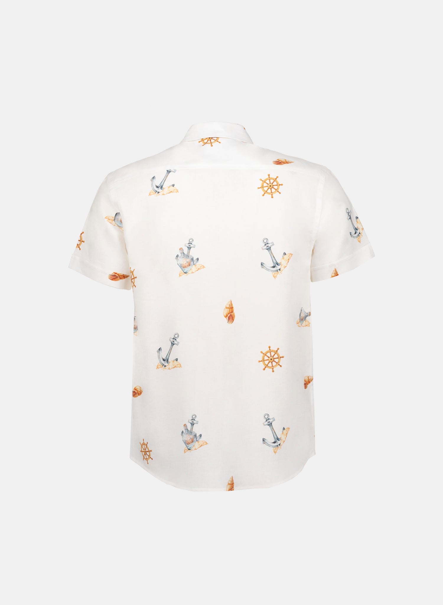 Camisa manga corta Lino Algodón Paraga Náufrago