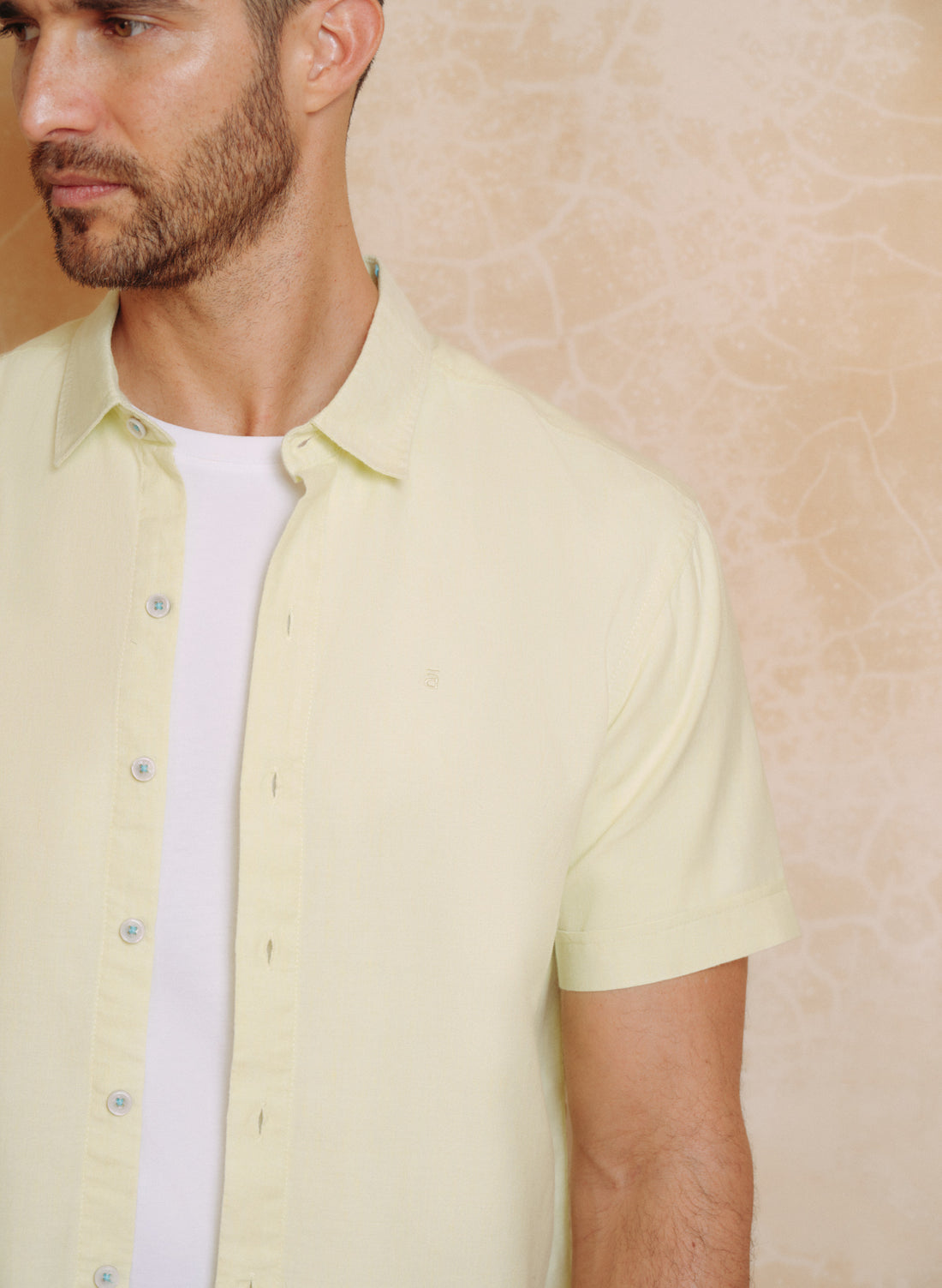 Camisa manga corta Lino Algodón Park