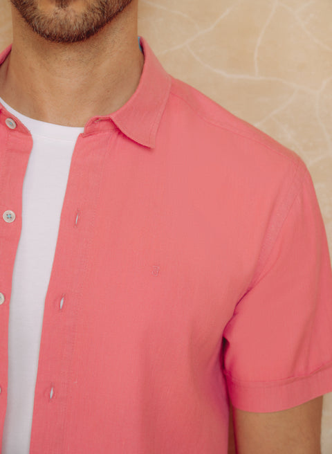 Camisa manga corta Lino Algodón Park