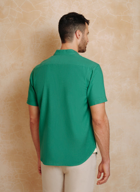 Camisa manga corta Lino Algodón Park