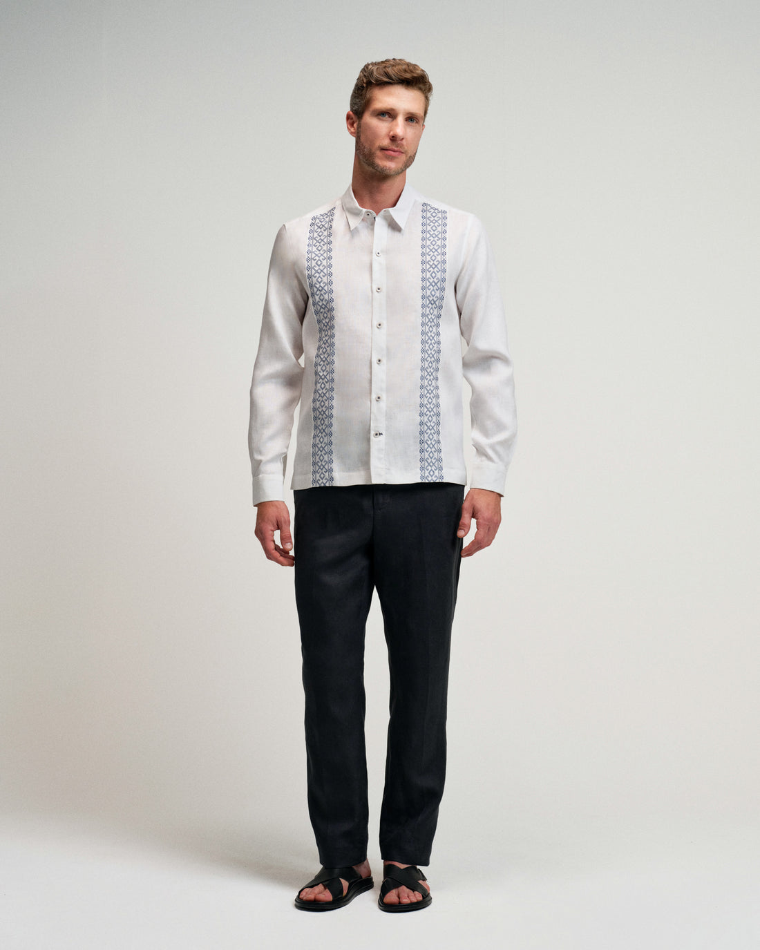 Pantalón Básico Recto navy