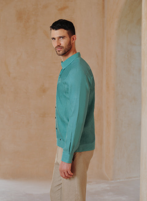 Guayabera 100% Lino Presi