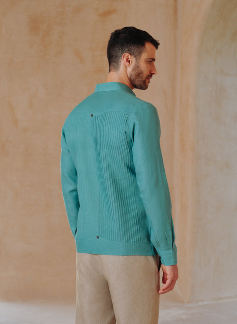 Guayabera 100% Lino Presi