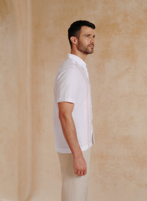 Guayabera manga corta Lino Algodón Rua TX