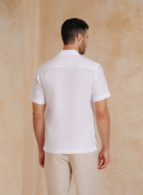 Guayabera manga corta Lino Algodón Rua TX