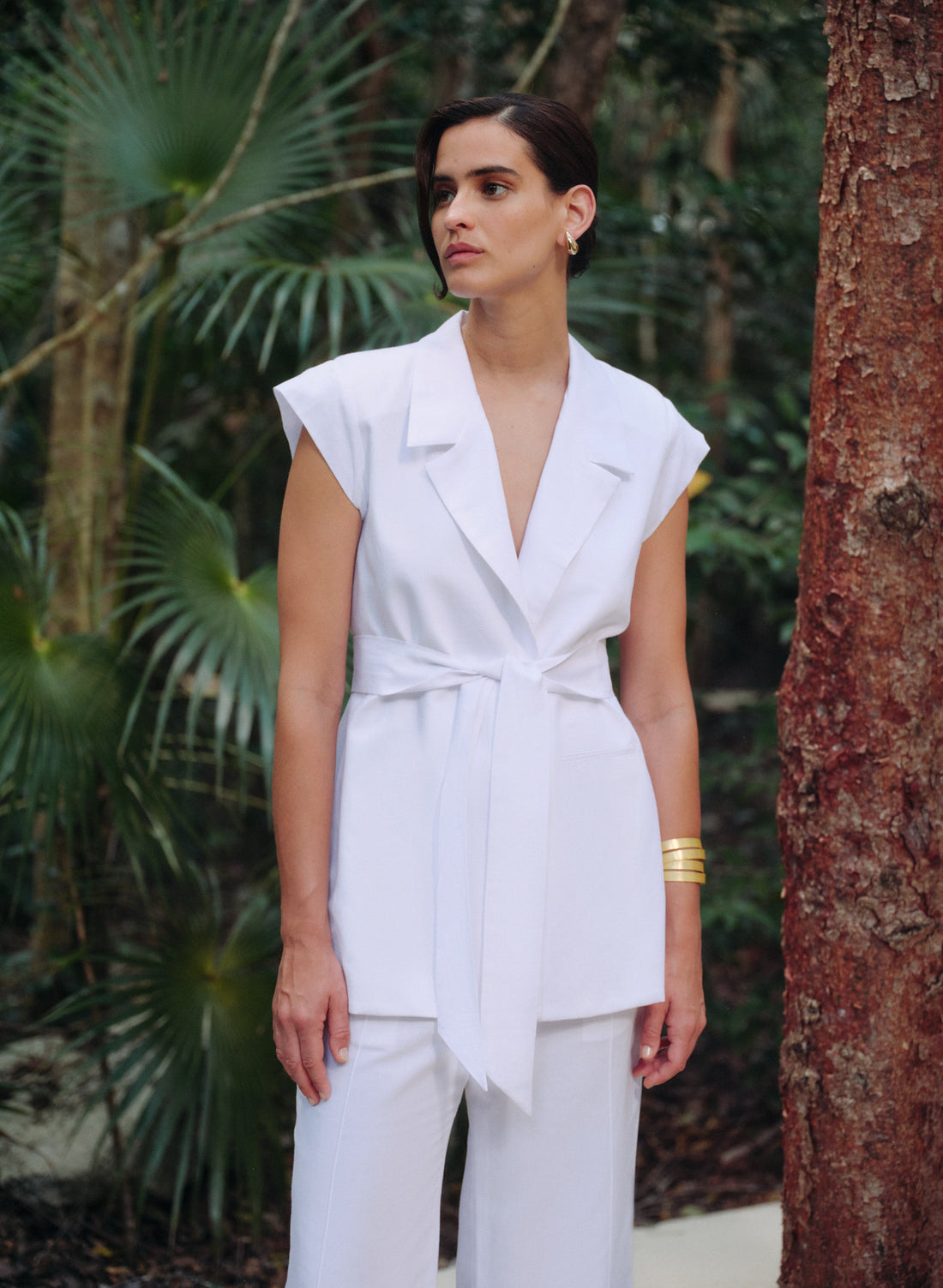 Chaleco Lino Algodón Schutz