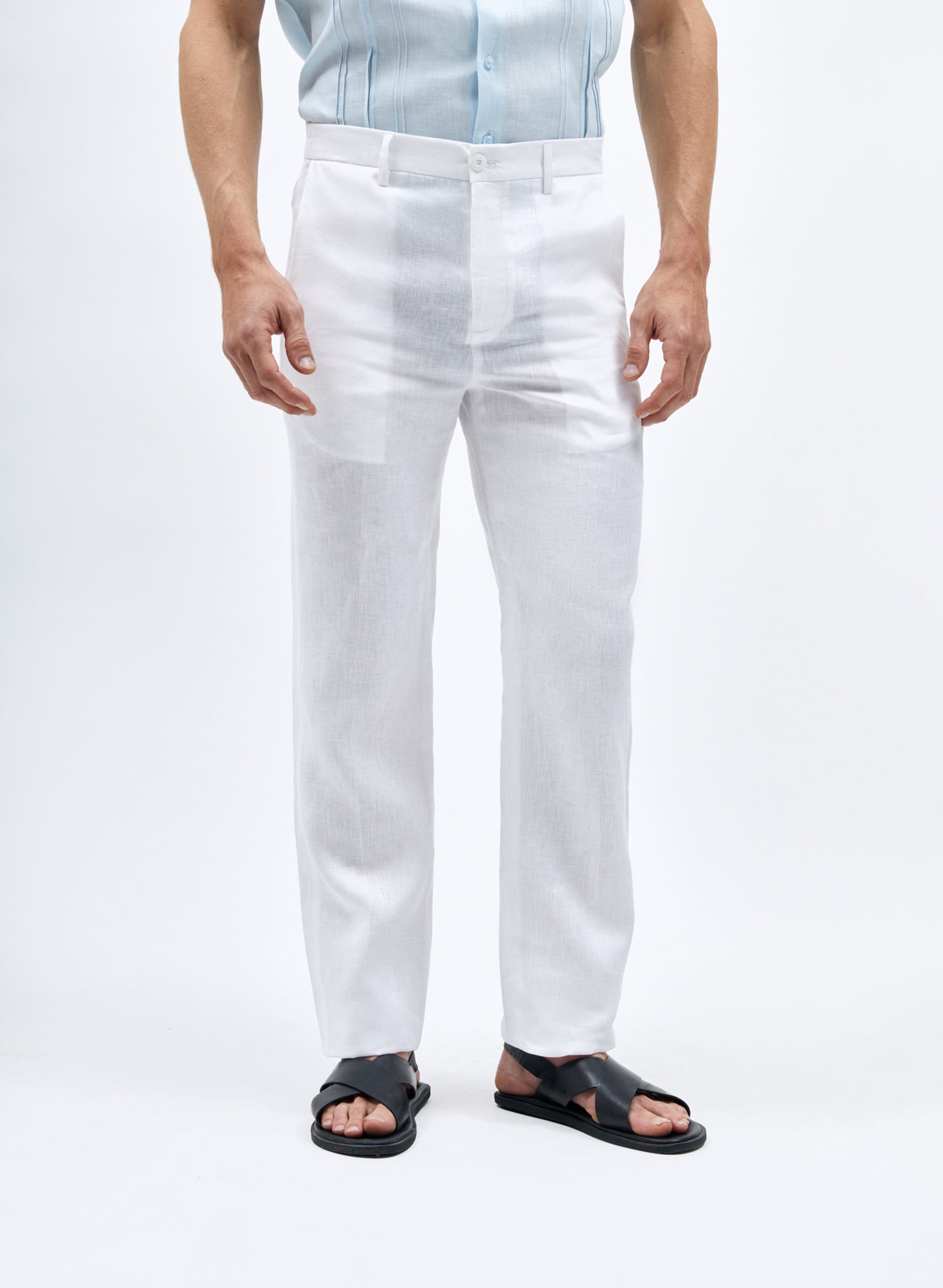 Pantalón Básico Recto blanco
