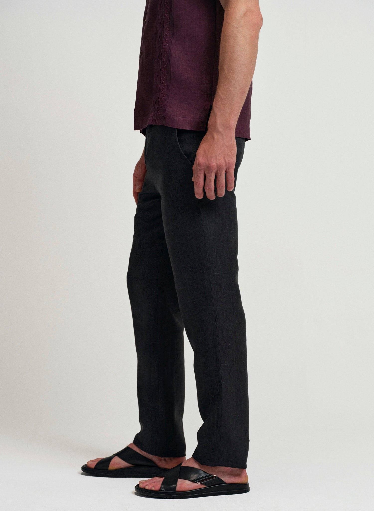 Pantalón chino Negro