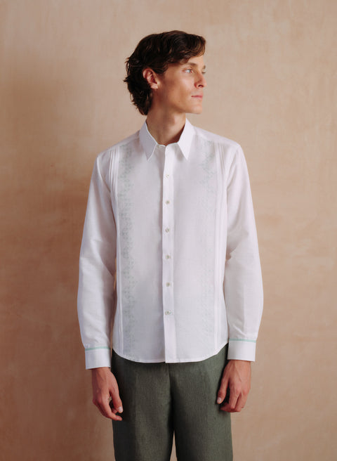 Guayabera Lino Algodón Solare