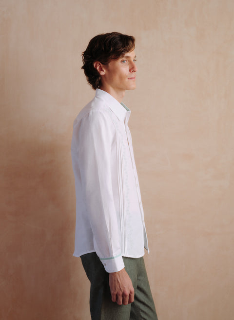 Guayabera Lino Algodón Solare