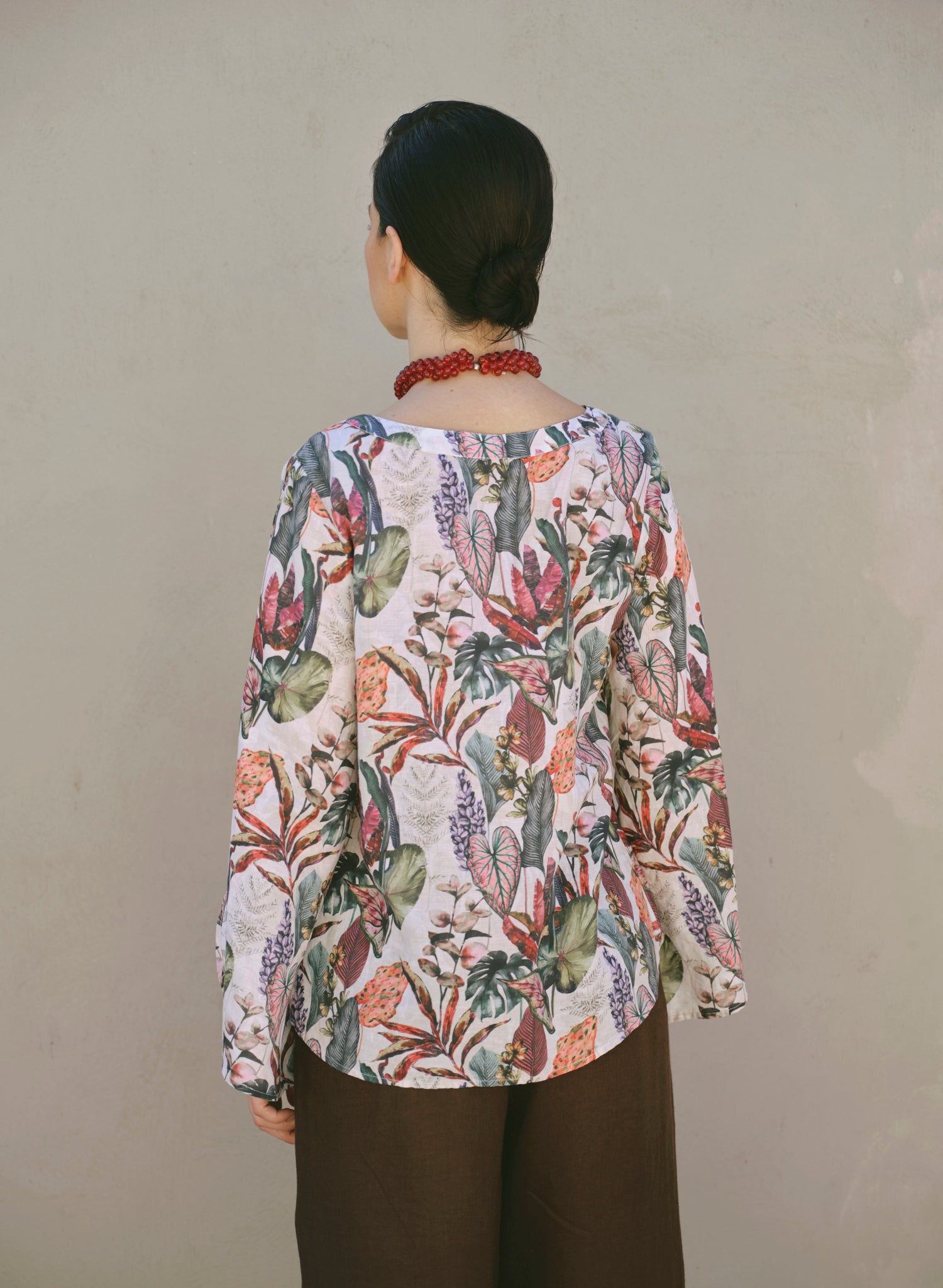 Blusa manga larga Strellitzia