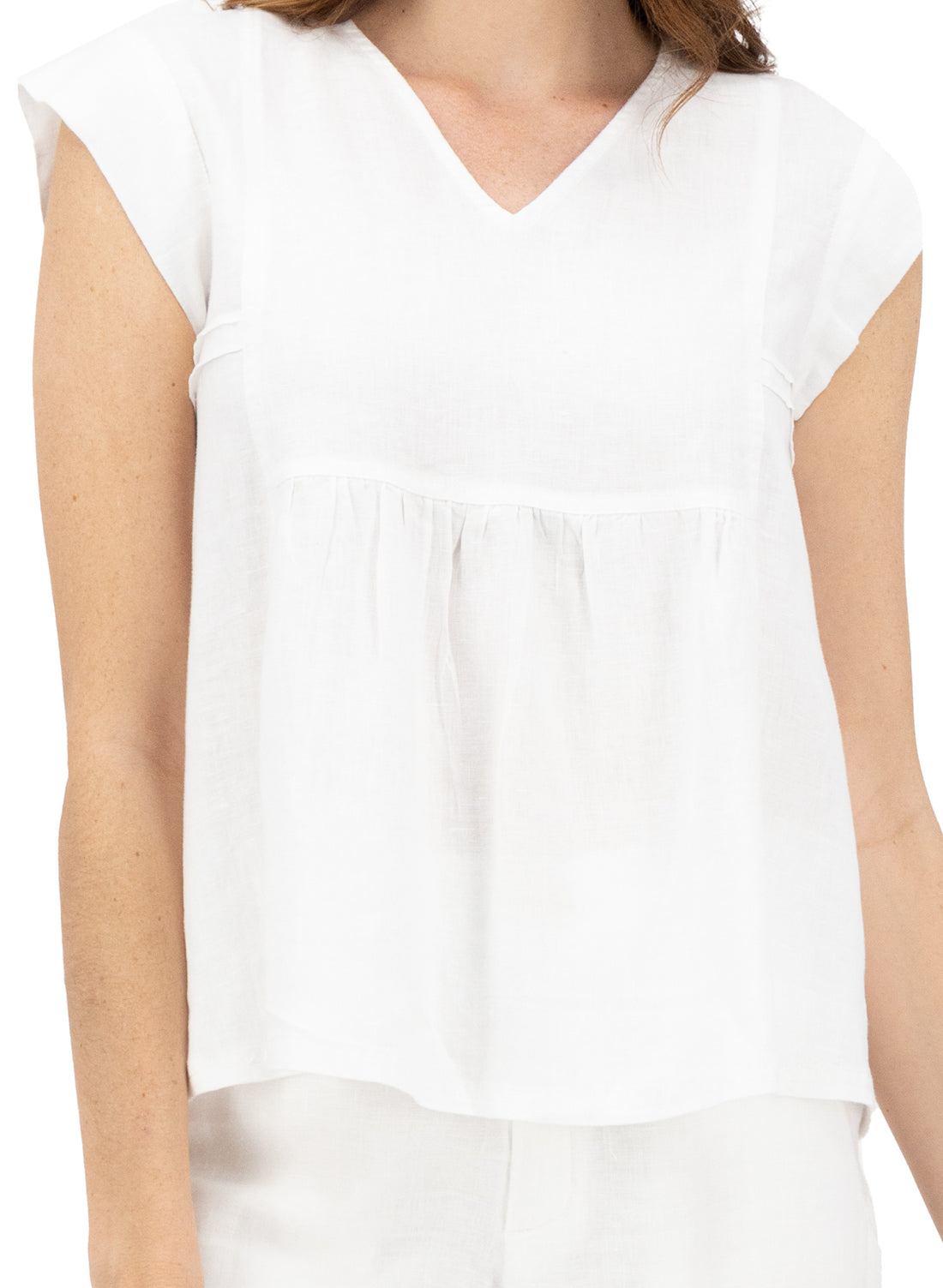 Blusa manga corta Tolmeita blanco