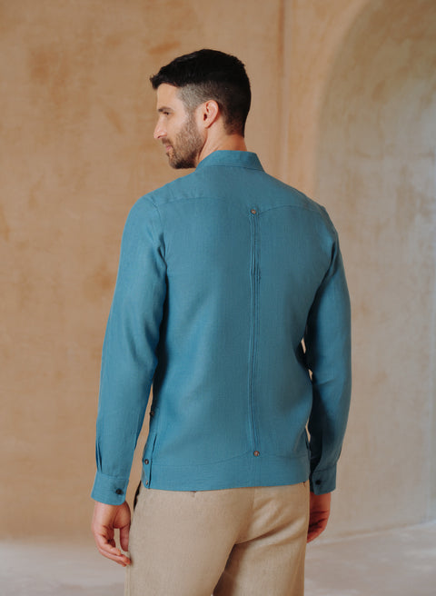 Guayabera 100% Lino Varian
