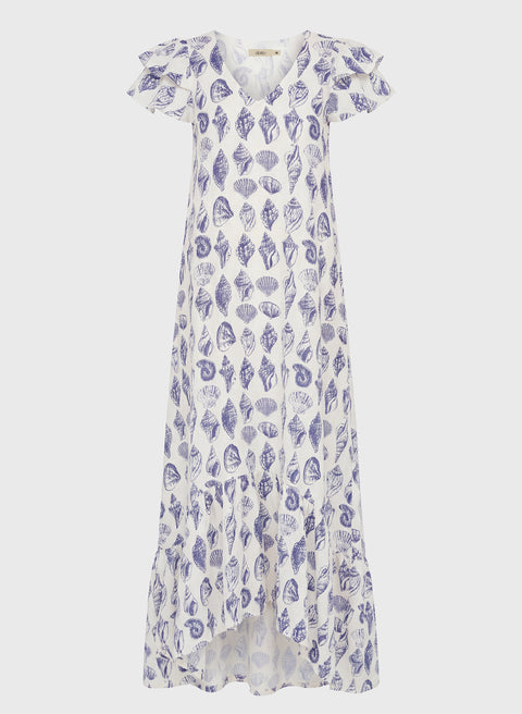 Vestido Largo 100% Lino Naufaliya