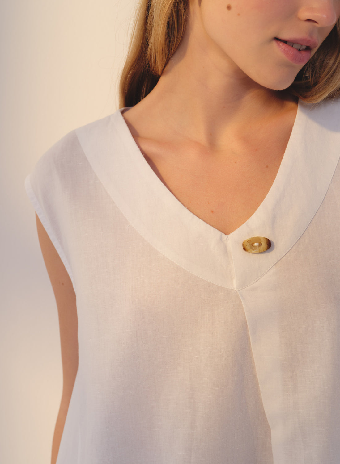 Vestido corto Lino Algodón Carcura