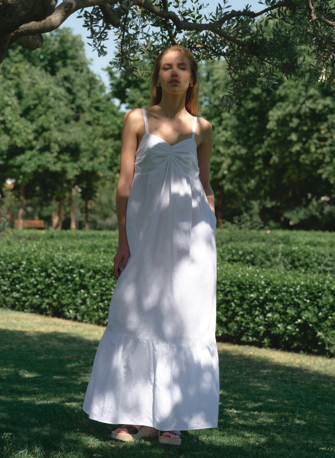 Vestido largo Lino Algodón Massah