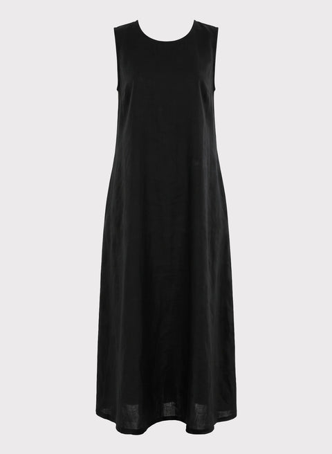 Vestido largo 100% Lino Sarala