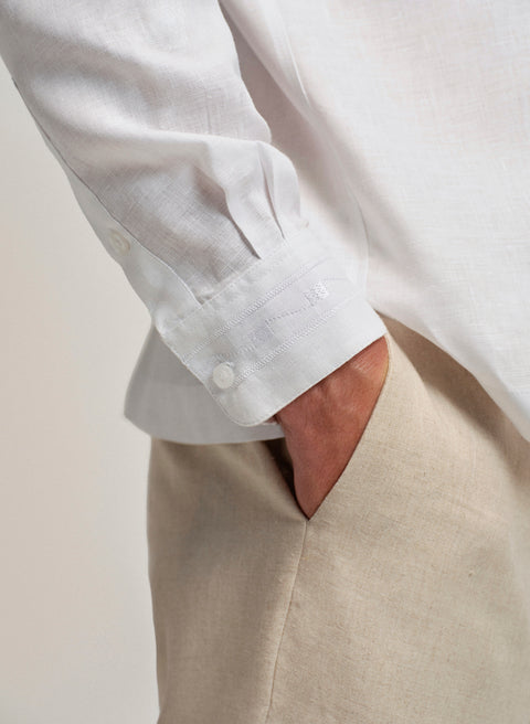 Guayabera manga larga 100% Lino Vicente