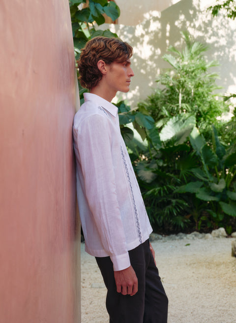 Guayabera Lino Algodón Vinay TX