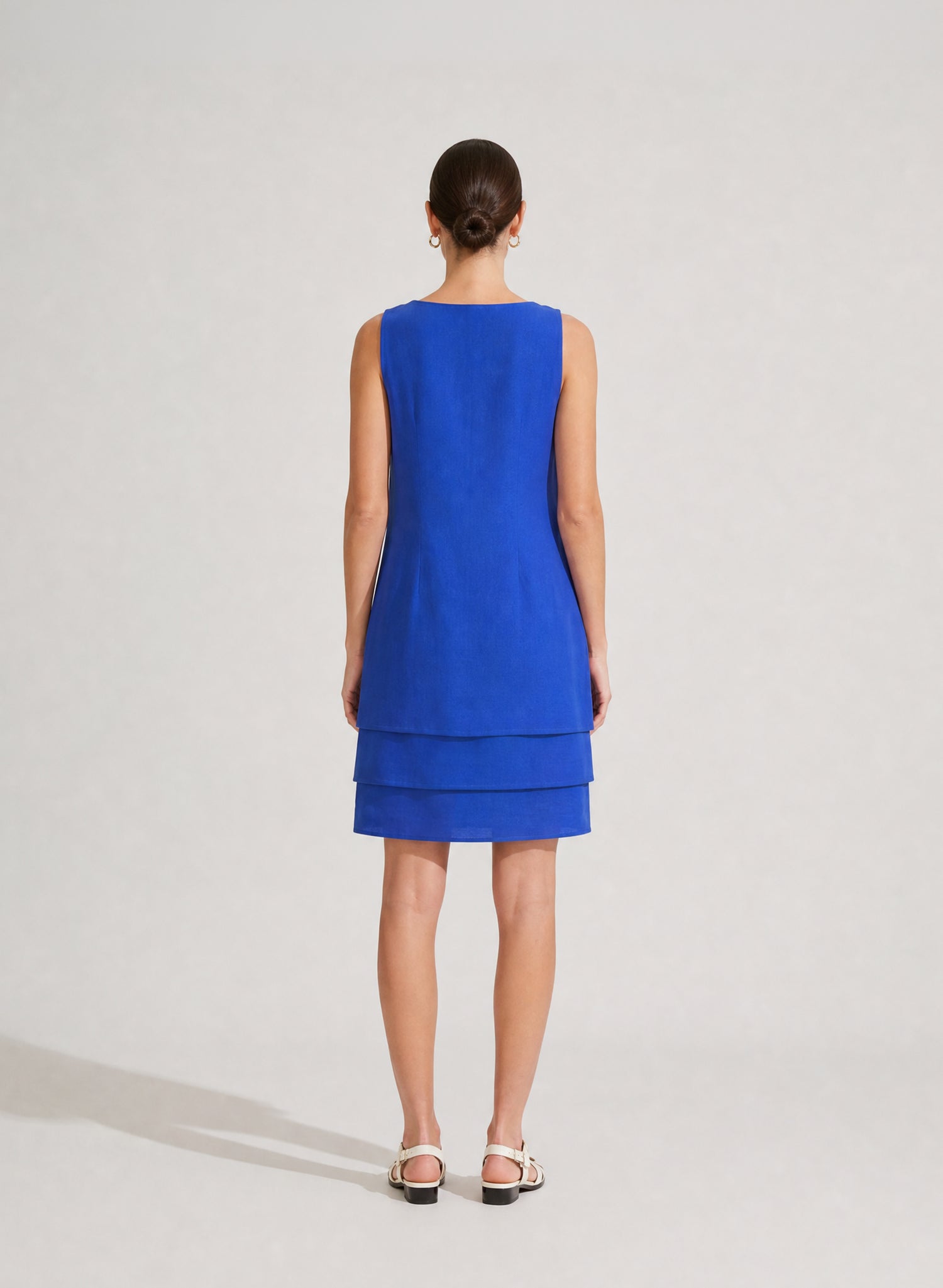 Vestido midi 100% lino Kent