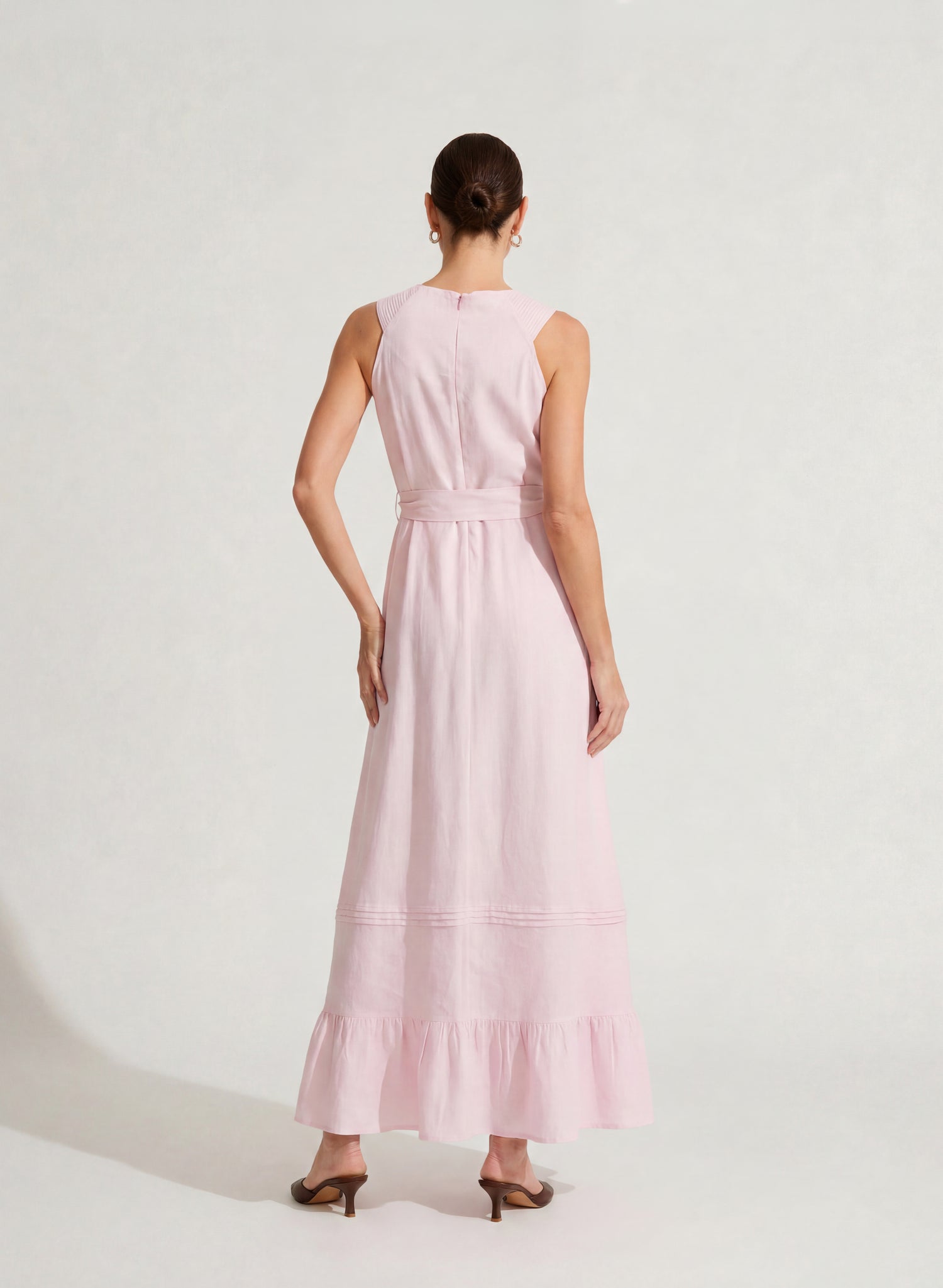 Vestido largo 100% Lino Litzaria
